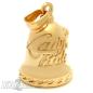 Preview: Lady Rider Biker-Bell Gold Plated Stainless Steel Gift For Female Motorcyclist